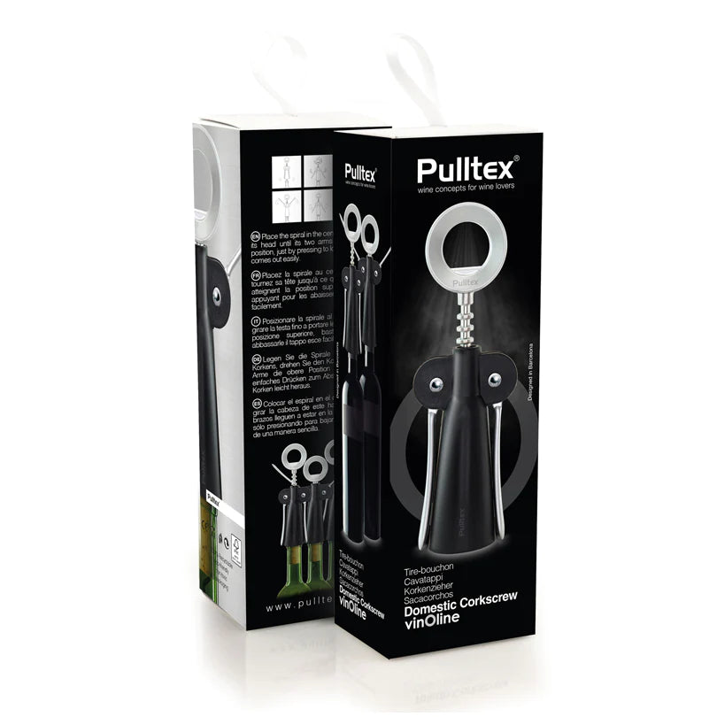Cavatappi a leva nero PULLTEX