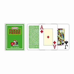 Carte indice Modiano Texas Poker Hold Em Jumbo (verde chiaro)