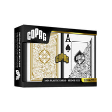Carica l&#39;immagine nel visualizzatore di Gallery, Set doppio mazzo Carte da poker Legacy Bridge Size
