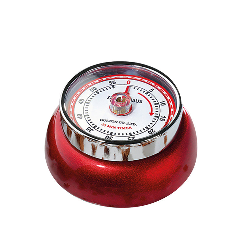 Timer meccanico Speed by Yasuaki Sasamoto Rosso Metallizzato