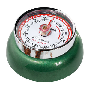 Timer meccanico Speed by Yasuaki Sasamoto Verde Metallizzato