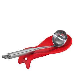 Appoggiamestolo in silicone Trend rosso