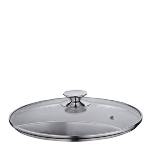 Casseruola acciaio inox con coperchio in vetro Ø28 lt.12 KÜCHENPROFI Capri