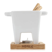 Carica l&#39;immagine nel visualizzatore di Gallery, Set fonduta cioccolato/formaggio tapas Boska bianco
