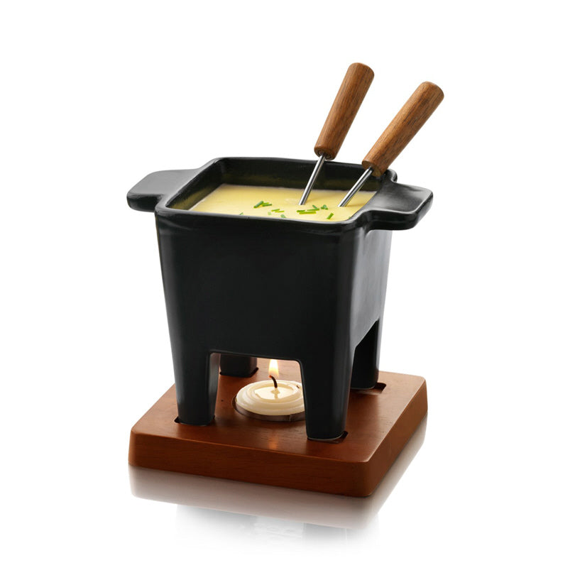 Set fonduta cioccolato/formaggio tapas Boska nero