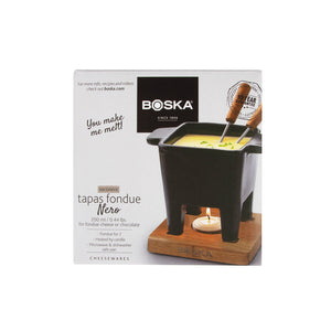 Set fonduta cioccolato/formaggio tapas Boska nero