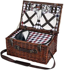 Cesto Pic Nic in vimini per 4 persone Varese CILIO