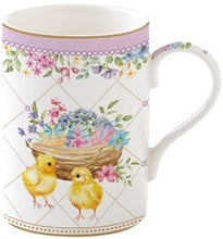 Carica l&#39;immagine nel visualizzatore di Gallery, Set 2 tazze + scatola porta tè Spring Bloom Easy Life
