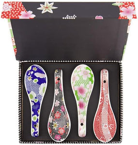 Set 4 cucchiai da zuppa Tokyo Design Studio Kawaii Flower