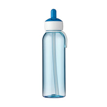 Carica l&#39;immagine nel visualizzatore di Gallery, Borraccia con cannuccia Flip-Up 500ml Blu
