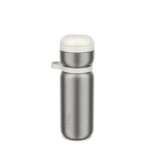 Carica l&#39;immagine nel visualizzatore di Gallery, Bottiglia termica acciaio con cannuccia Active Twist 600ml bianca
