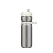 Carica l&#39;immagine nel visualizzatore di Gallery, Bottiglia termica acciaio con cannuccia Active Twist 600ml bianca
