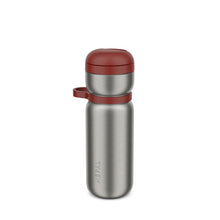 Carica l&#39;immagine nel visualizzatore di Gallery, Bottiglia termica acciaio con cannuccia Active Twist 600ml Rossa
