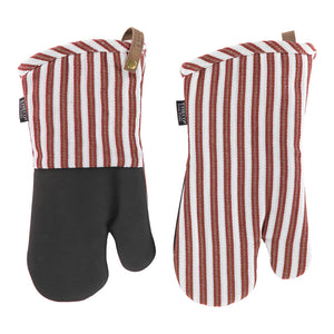 Set 2 guanti da forno ZicZac Yinte Brick Red