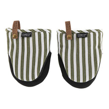 Carica l&#39;immagine nel visualizzatore di Gallery, Set 2 presine pinza ZicZac Yinte Olive Green
