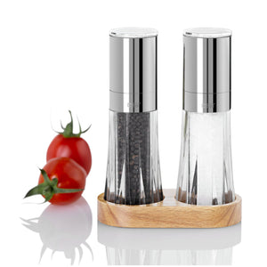 Set Macina sale e pepe da tavola Ad Hoc Menagere Crystal