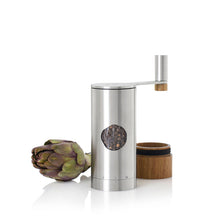 Carica l&#39;immagine nel visualizzatore di Gallery, Macina a mano pepe e sale Powermill acciaio inox e quercia AdHoc
