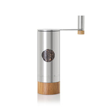 Carica l&#39;immagine nel visualizzatore di Gallery, Macina a mano pepe e sale Powermill acciaio inox e quercia AdHoc
