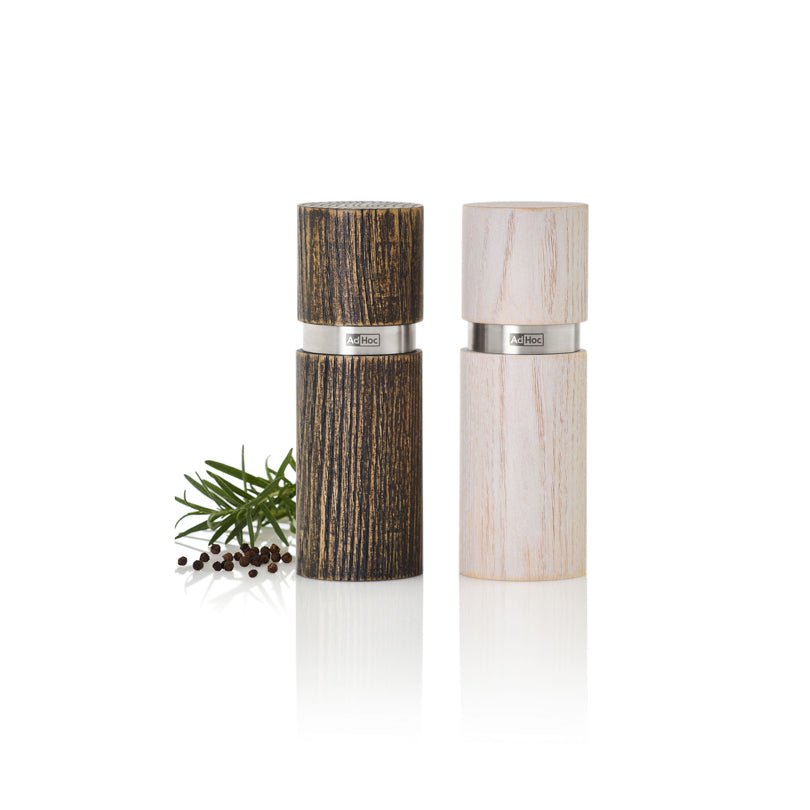 AdHoc Textura Set Regalo Macinasale E Pepe In Legno – Macinino Ceramica CeraCut, Regolazione Fine/Grossolana - 5