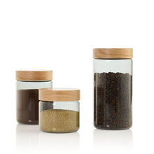 Carica l&#39;immagine nel visualizzatore di Gallery, Barattolo multiuso in vetro fumè PureJar 800ml
