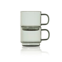Carica l'immagine nel visualizzatore di Gallery, Set 2 tazzine caffe in vetro Impact
