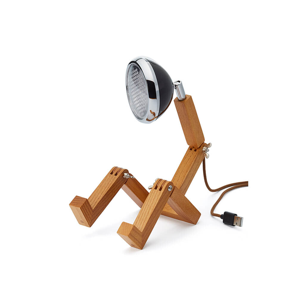 Mini Wattson Lampada da Tavolo Vintage White - Fashion Black