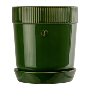 Vaso per erbe aromatiche con sottovaso Ø11 Sagaform Elise Green