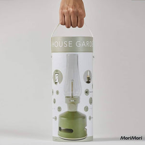 Lampada ricaricable con altoparlante bluetooth KOOKOO MoriMori Verde Muschio