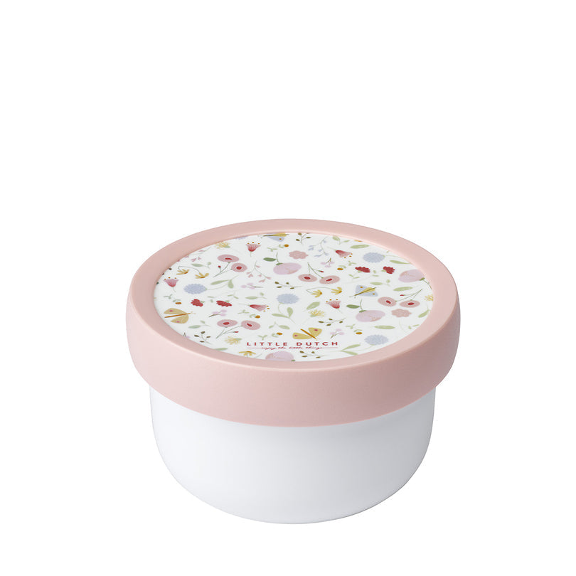 Lunchbox contenitore con forchetta Little Dutch - Flowers & Butterflies