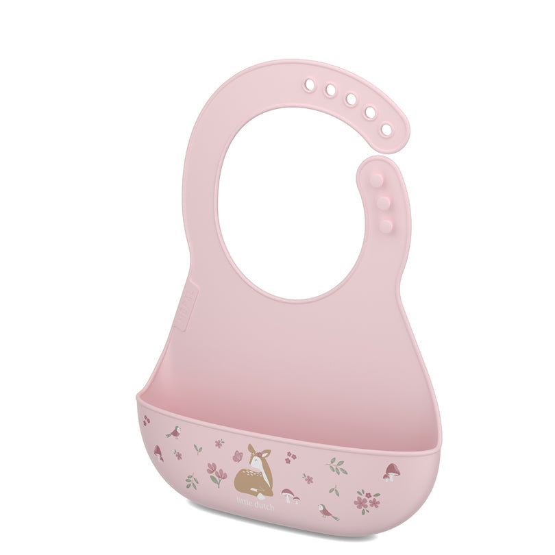Bavaglino in silicone raccoglicibo - Fairy Garden