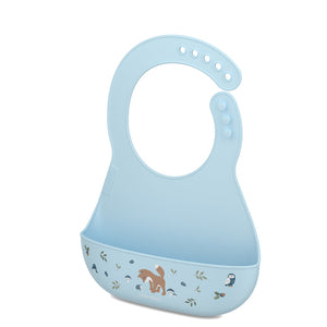 Bavaglino in silicone raccoglicibo - Forest Friends