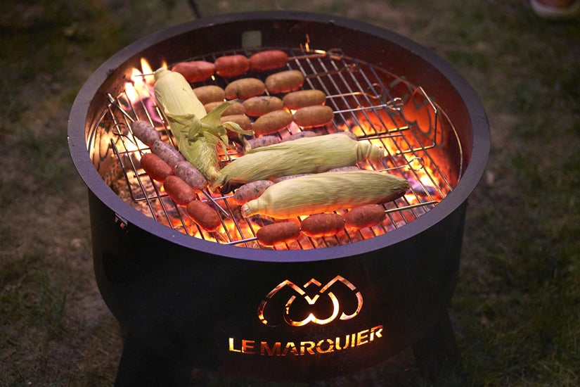 Sonnewelt Braciere Per Esterni Diametro 75 Cm – Con Gambe Rimovibili – In Ferro Verniciato – Per Giardino E Terrazza