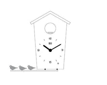 Carica l&#39;immagine nel visualizzatore di Gallery, Orologio a cucu KOOKOO animal house Bianco
