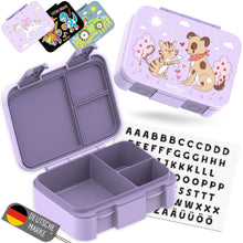 Carica l'immagine nel visualizzatore di Gallery, Lunch box ermetica con scomparti - Cane &amp; Gatto viola: 650 ml
