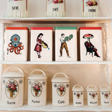 Carica l&#39;immagine nel visualizzatore di Gallery, Scatola rettangolare in latta Champiman Gangzai Design
