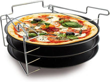 Carica l'immagine nel visualizzatore di Gallery, Supporto cottura pizza con 3 vassoi Baumalu - Prezzo Outlet
