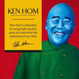WOK Ken Hom in acciaio al carbonio antiaderente Ø27
