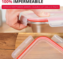Carica l'immagine nel visualizzatore di Gallery, Lunchbox 2 scomparti contenitore acciaio microonde
