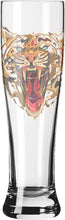 Carica l&#39;immagine nel visualizzatore di Gallery, Confezione 2 bicchieri da birra BRAUCHZEIT #21,#22 &quot;Tigre e Leone&quot; RITZENHOFF
