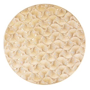 Tovaglietta rotonda cm 38 capellini PVC oro tipo3