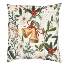 Carica l&#39;immagine nel visualizzatore di Gallery, Cuscino lino pattern Campanelle 40x40
