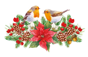 Runner, christmas melody