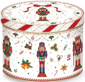 Tazza in porcellana in scatola di latta Nutcracker Twist