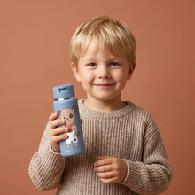 Carica l'immagine nel visualizzatore di Gallery, TINY Borraccia termica per bambini in acciaio inox - cane blu
