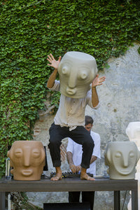 Tavolino/Sgabello Threebu Afrika Collection