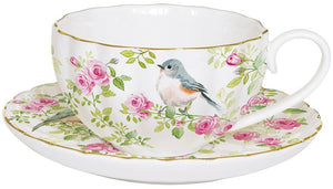 Tazza da tè con piattino Spring Time