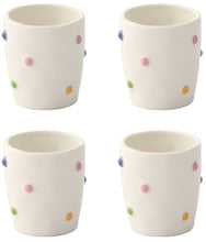 Carica l'immagine nel visualizzatore di Gallery, Set 4 bicchierini da caffe in porcellana Twist &amp; Match
