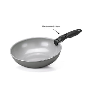 Wok manico removibile Melodia Finegres Ø28