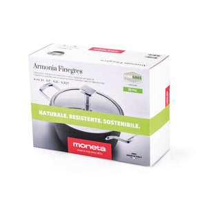 Casseruola + coperchio Armonia Finegres Ø24