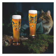 Carica l&#39;immagine nel visualizzatore di Gallery, Set 2 bicchieri da birra BRAUCHZEIT Gatto e Bulldog Francese
